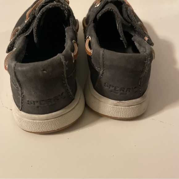 Sperry Kids Gray Boat Shoes - Picture 4 of 8